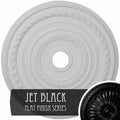 Cole Ceiling Medallion Hand-Painted Jet Black I4137
