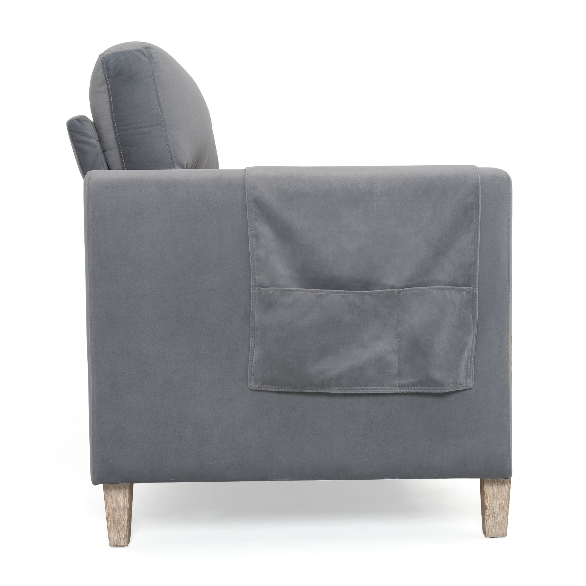 Solid Wood Three-Seater Sofa Couch J1999