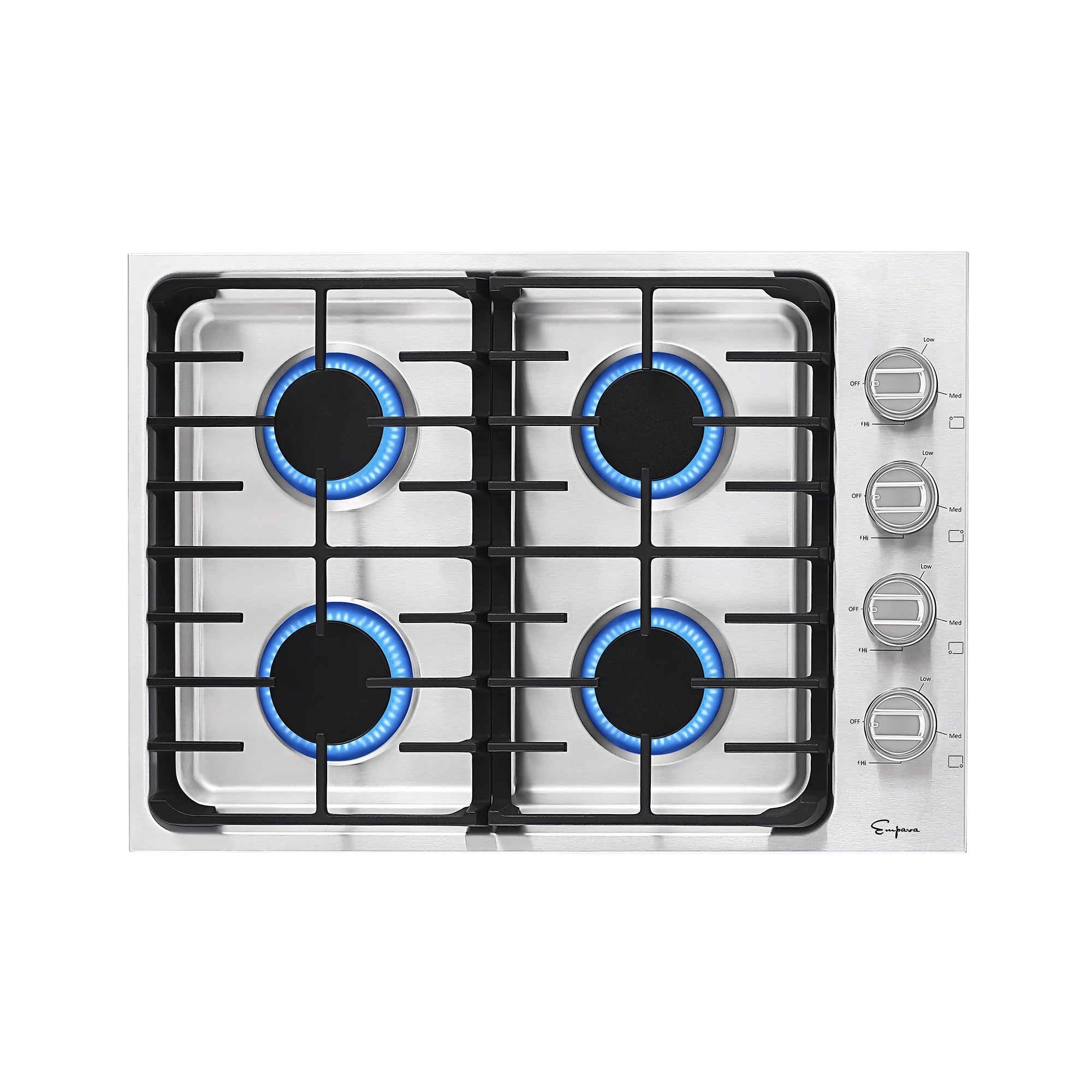 30" Gas Cooktop and 36" Wall Mount Range Hood H3407