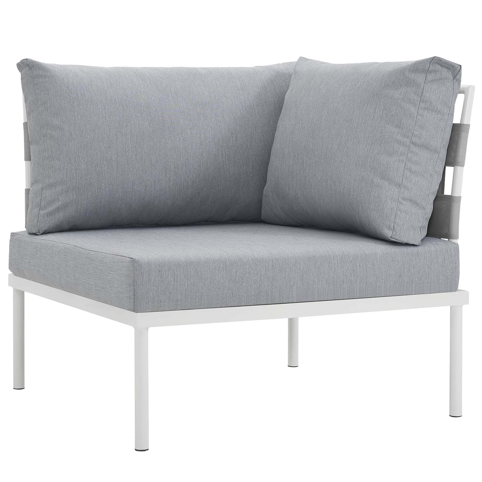 7 Piece Outdoor Patio Aluminum Sectional Sofa Set Y9876