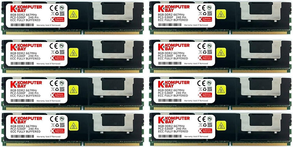 32GB (8X 4GB) DDR2 667MHz CL5 ECC Fully Buffered FB-DIMM 240 PIN w/Heatspreaders S77650