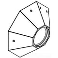 Brushed Nickel Escutcheon B944
