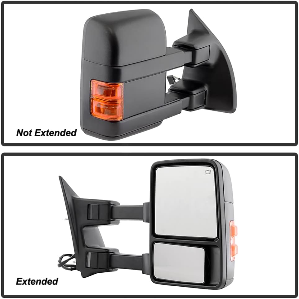Passenger Side Power Heated Towing Mirror N3902