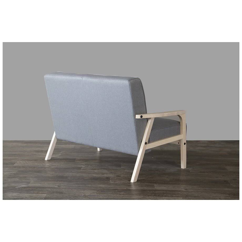 Gray Loveseat D6209