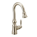 Polished Nickel One-Handle Pulldown Bar Faucet K717337