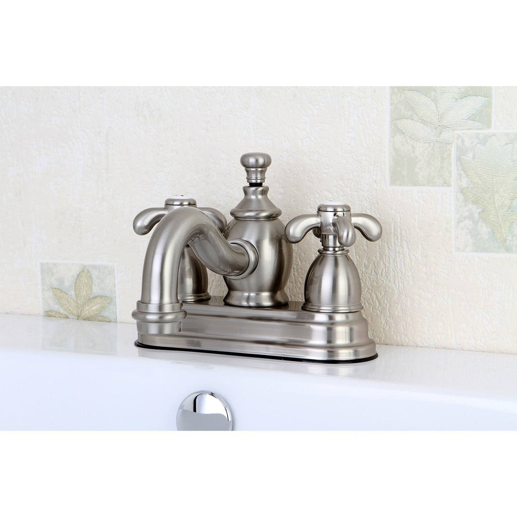 4x22 Centerset Bathroom Faucet, Brushed Nickel W89321