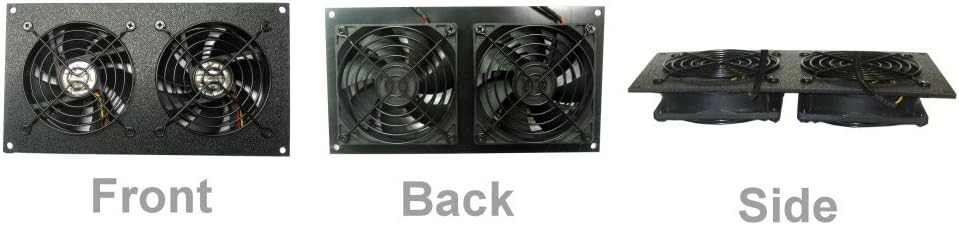 Programmable Thermostat Cooling Kit with Dual 120mm Fan O6317