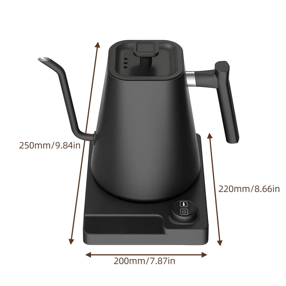 Electric Kettle Temperature Control Pour-Over Kettle 1.0L I5779
