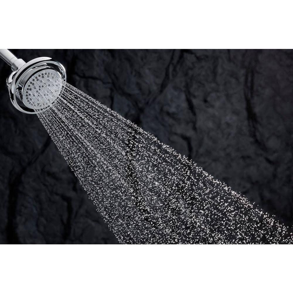 Vibrant Brushed Nickel Multifunction Wall-Mount Showerhead P31338