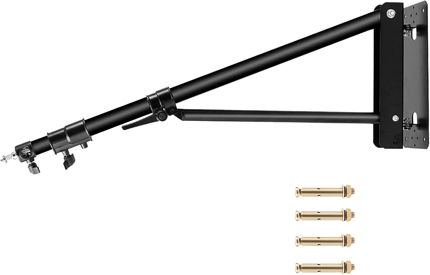 Wall Camera Mount with Triangle Base, 70.8 inch Adjustable Boom Arm P9780