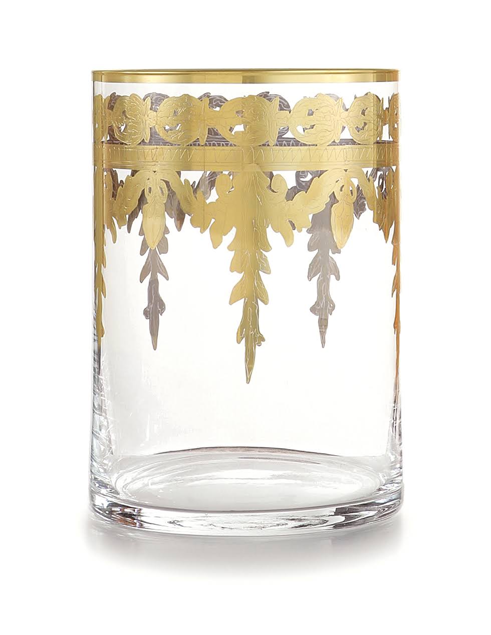 Gold Wastebasket Q97397