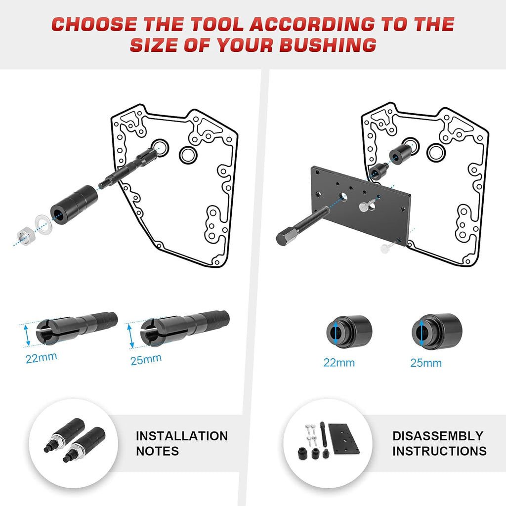 Inner Cam Bearing Installer and Puller Tools C607