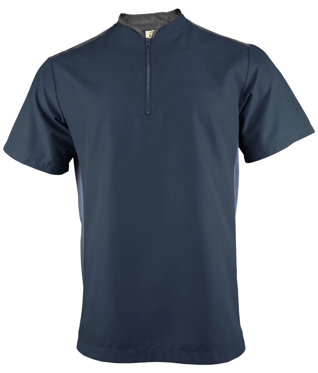 Polyester 1/4 Zip Baseball Batting Jacket W650