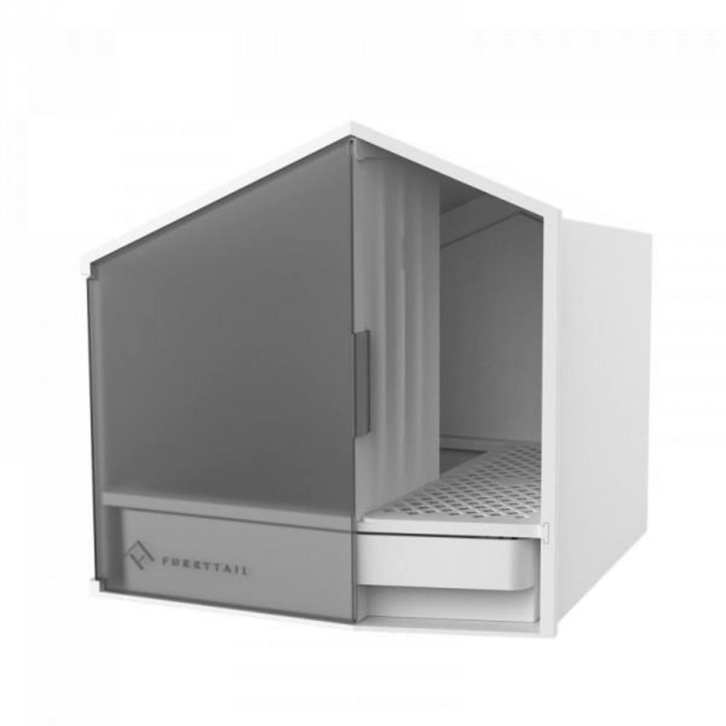 XL Semi-Closed Cat Litter Box with Scoop K7362