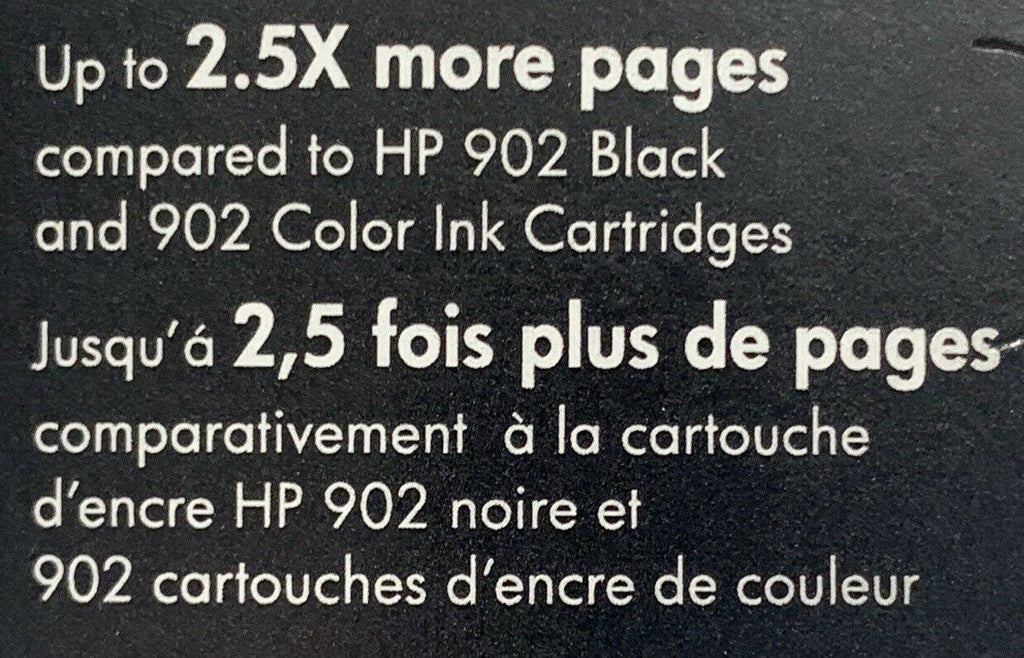 5-Pack HP 902XL Ink Cartridge Yellow Magenta Cyan Black H27669