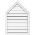 Peaked Top Surface Mount PVC Gable Vent Q7622