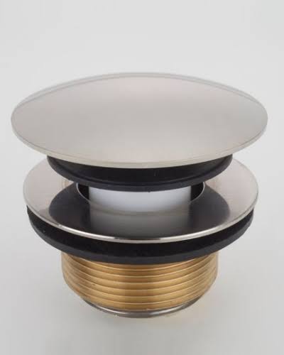 Round Top Toe Control Tub Drain D875