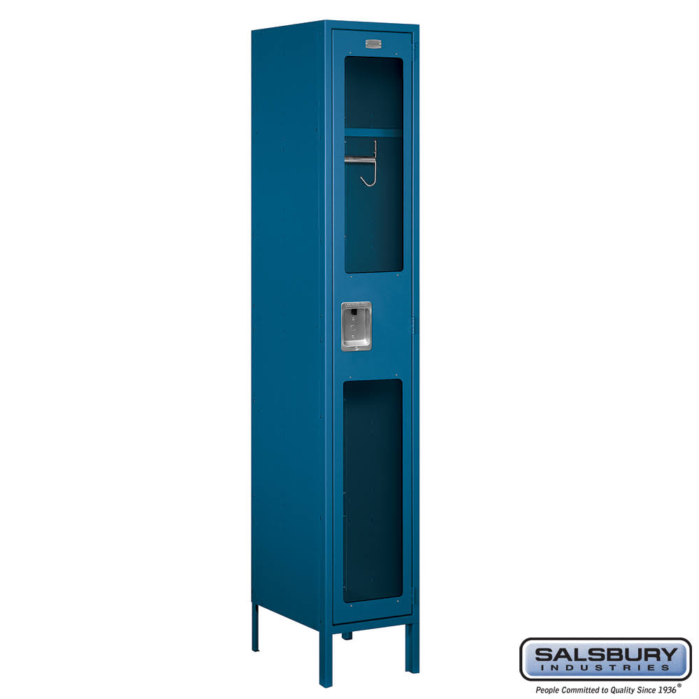 15x22 Wide Single Tier See-Through Metal Locker K199815