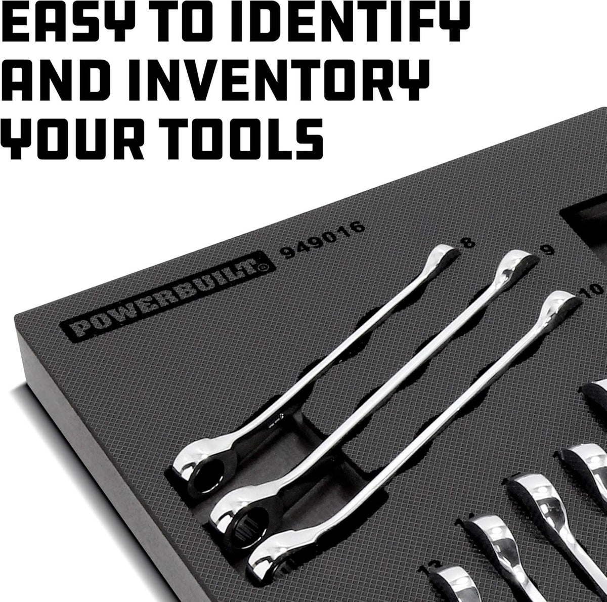 Metric 11Pc Reversible Ratcheting Wrench Set V415