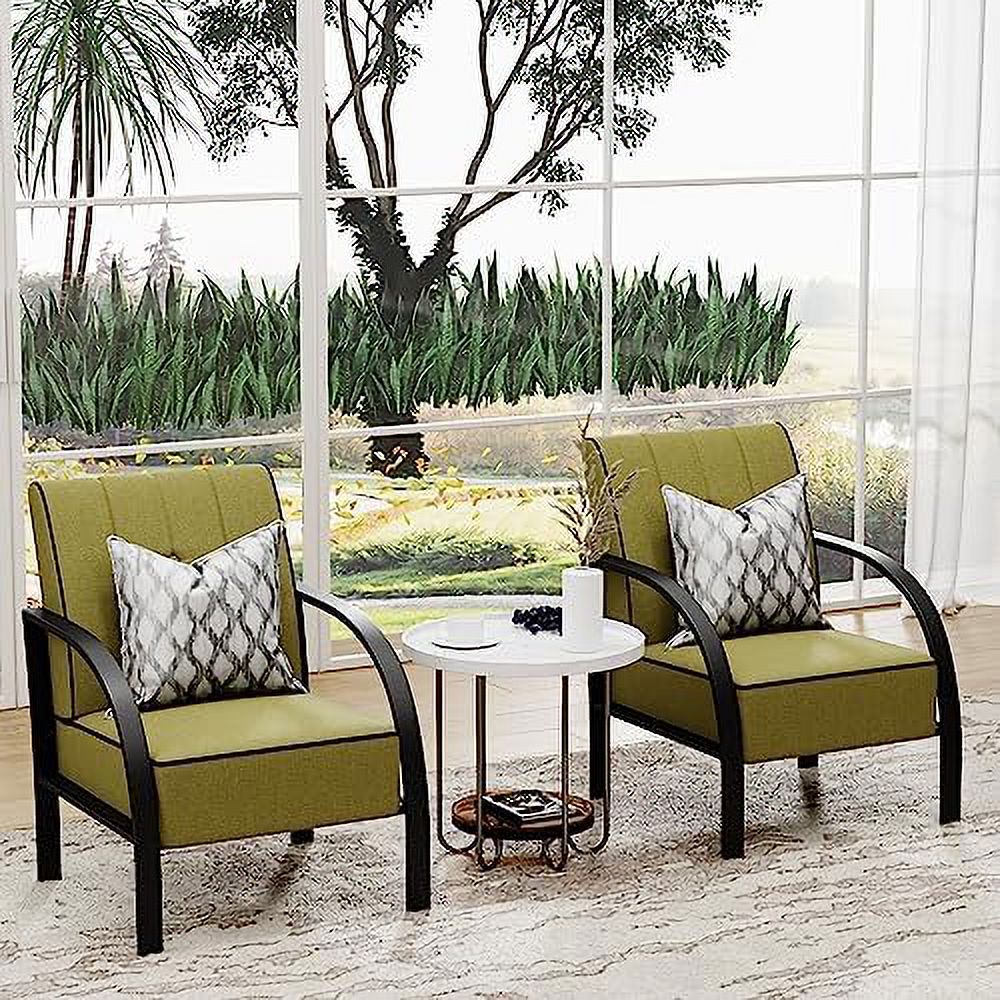 Green Upholstered Accent Chair B3365