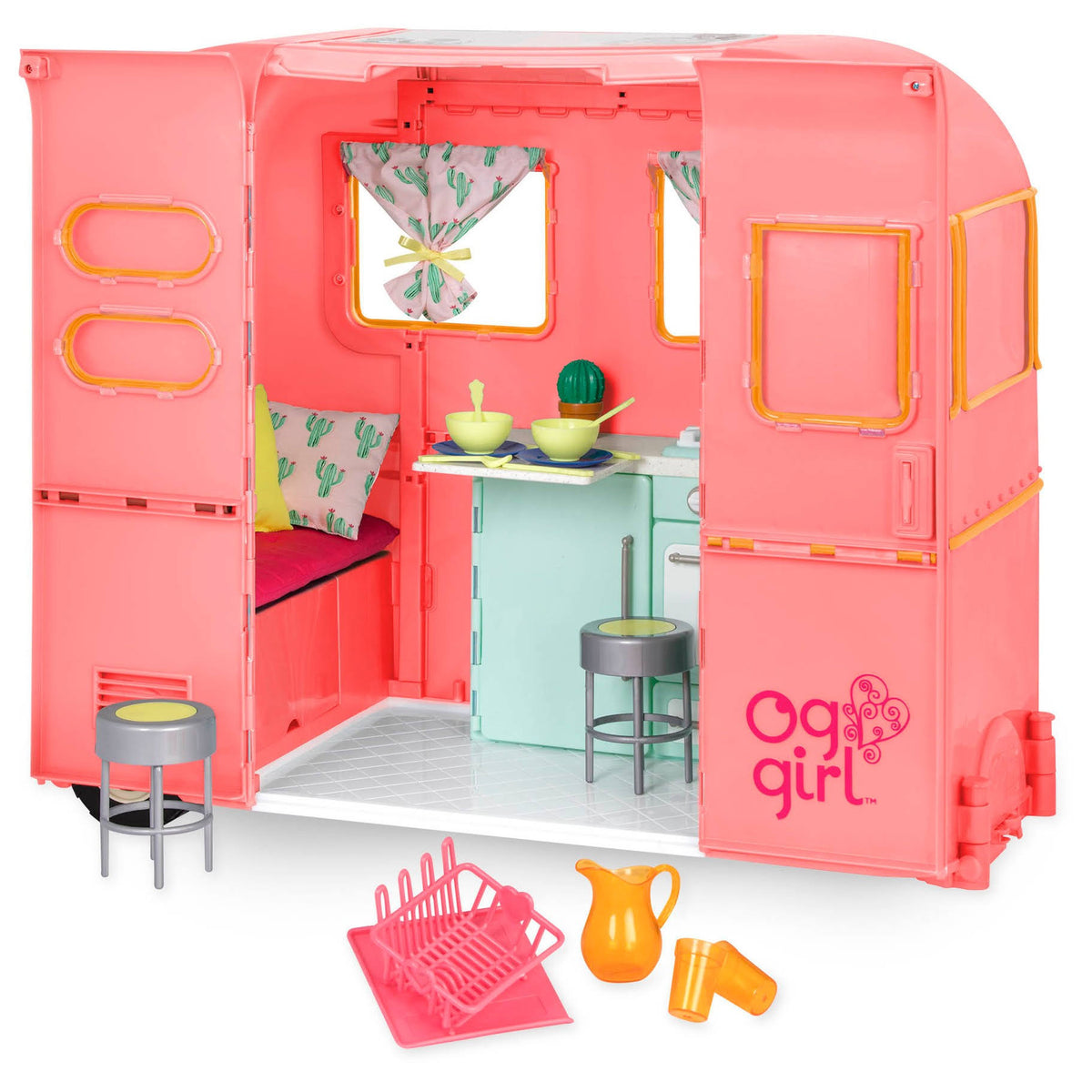 Pink RV Camper V3189