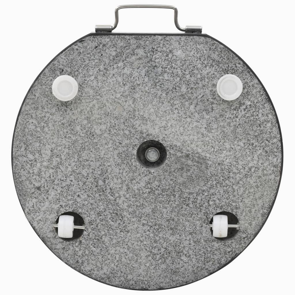 Granite Parasol Base 66.1 lb Square Black S509464