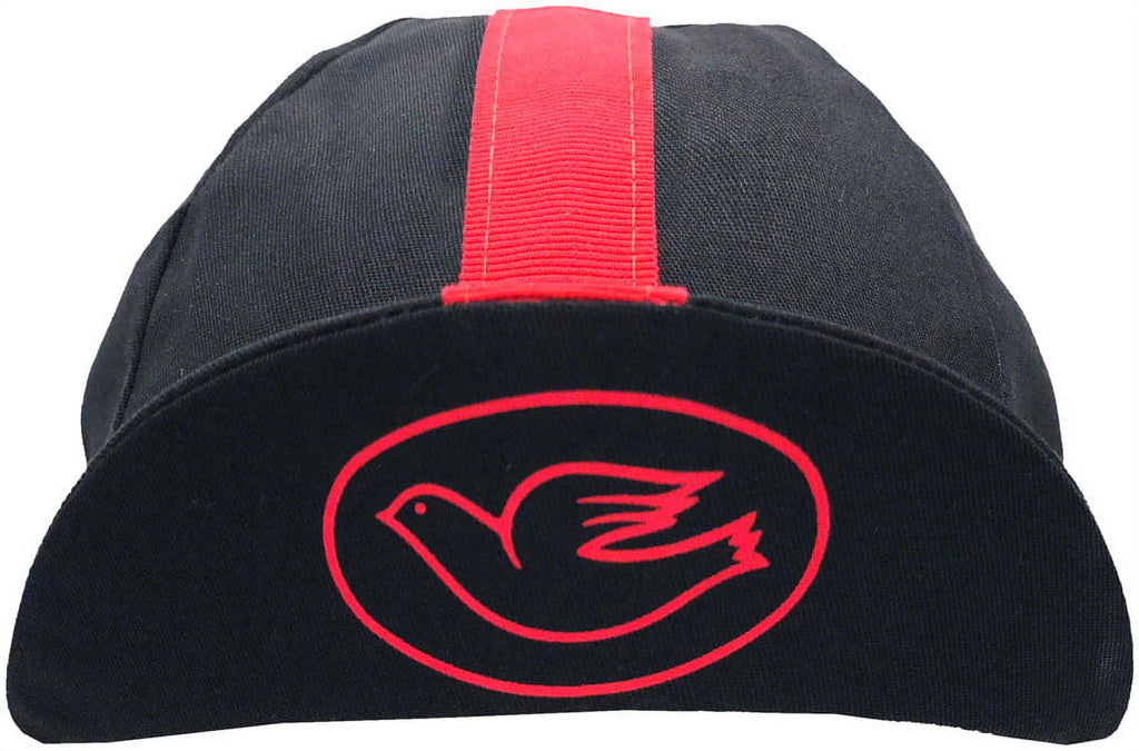 Black/Red Cycling Cap T5947