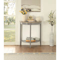 Gray Oak Console Table C773