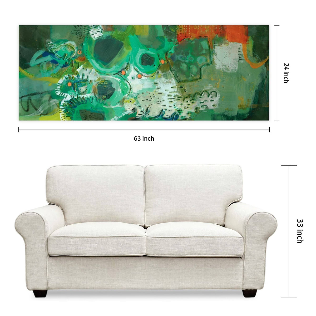 Frameless Printed Tempered Art Glass J6123