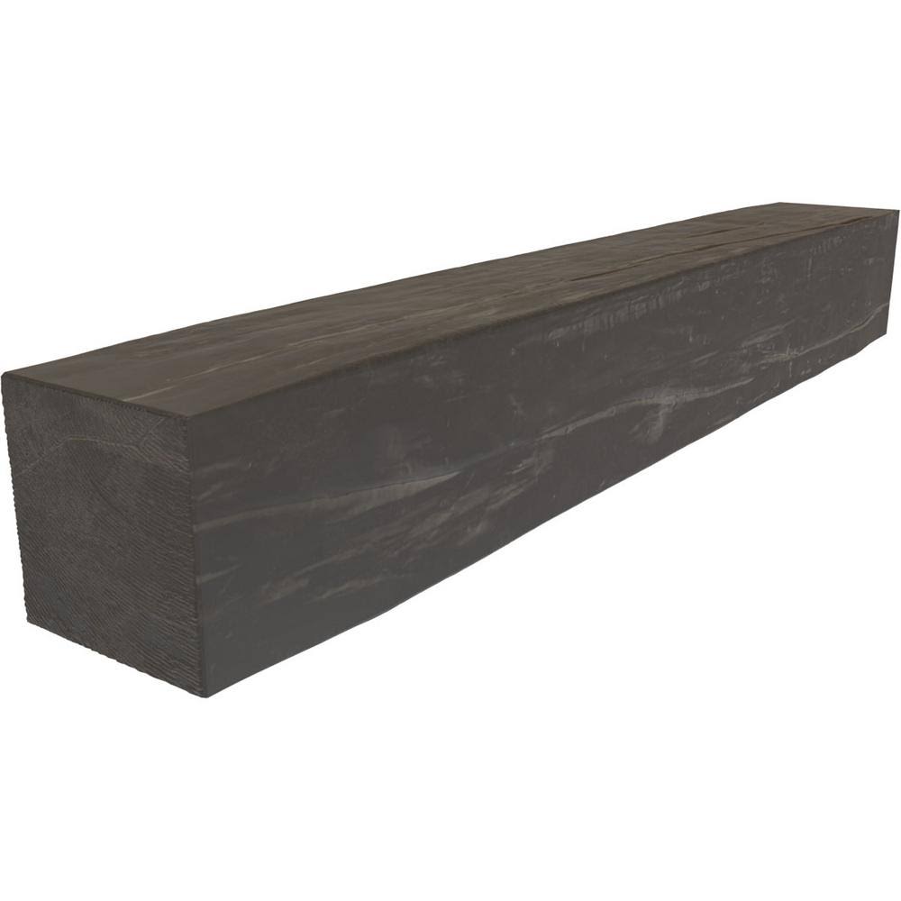 Aged Cedar Faux Wood Fireplace Mantel E545607