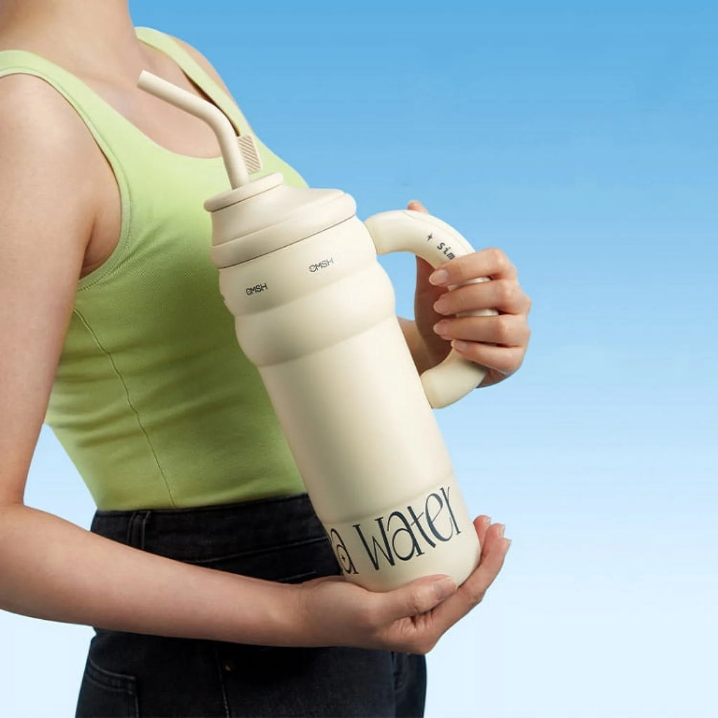 40 oz Stainless Steel Tumbler with Handle L34408