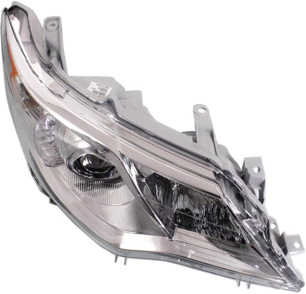 Passenger Side Halogen Headlight Assembly for 2012 2013 2014 Toyota Camry Y91639