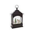Black and White Musical Lighted Snowman Water Lantern X2390