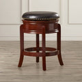 Cherry Swivel Bar Stool A676