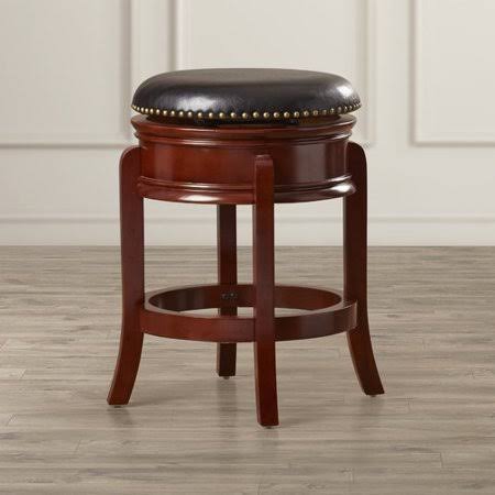 Cherry Swivel Bar Stool A676