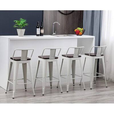 Solid Wood Swivel Counter Stool A105179