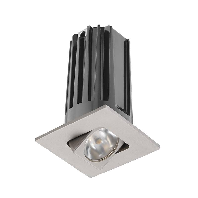 2in Sq Adjustable Trim, Satin Nickel A6437
