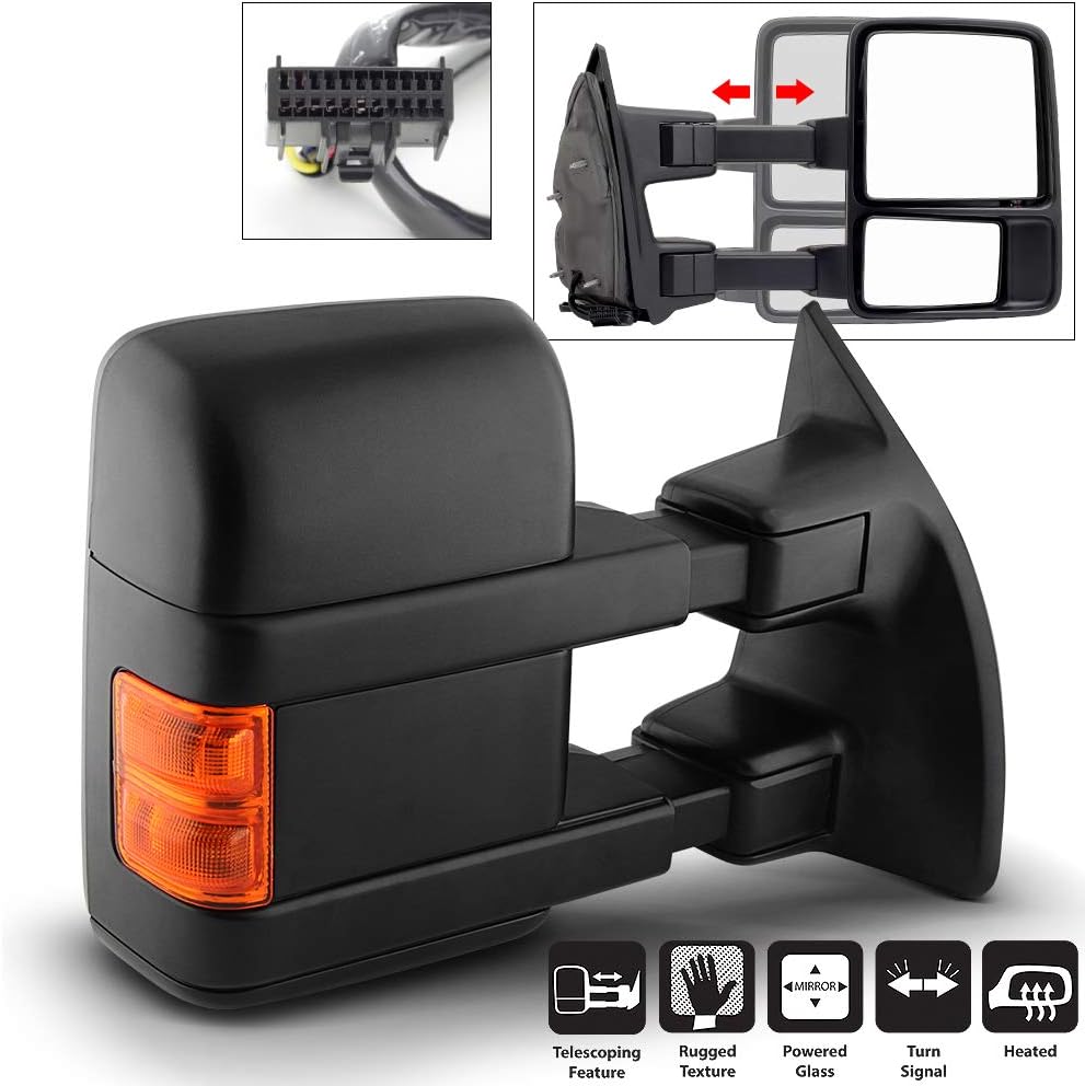 Passenger Side Power Heated Towing Mirror N3902