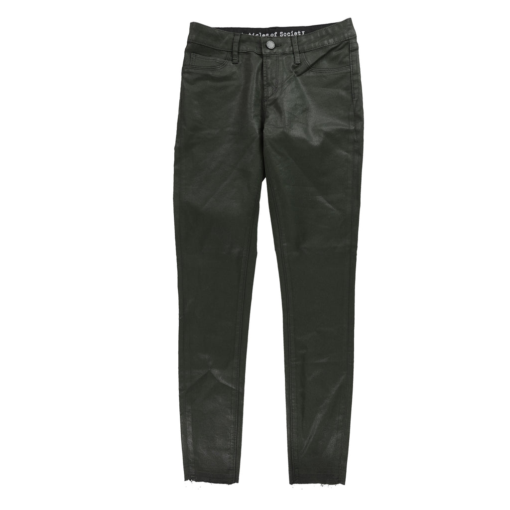 Green Skinny Fit Jeans T235
