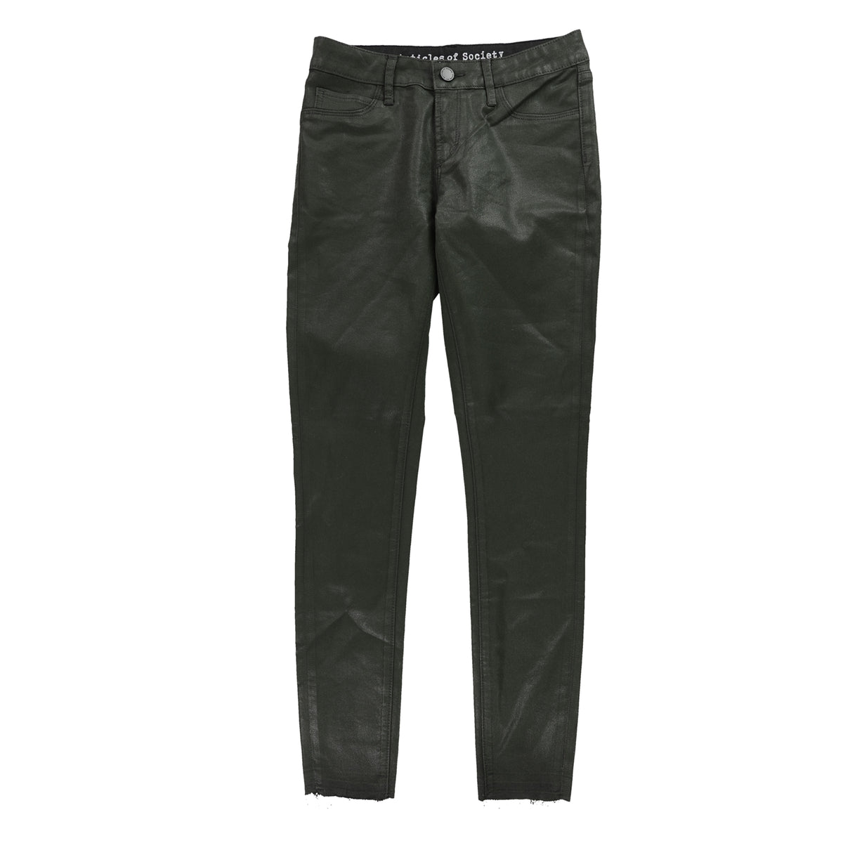 Green Skinny Fit Jeans T235