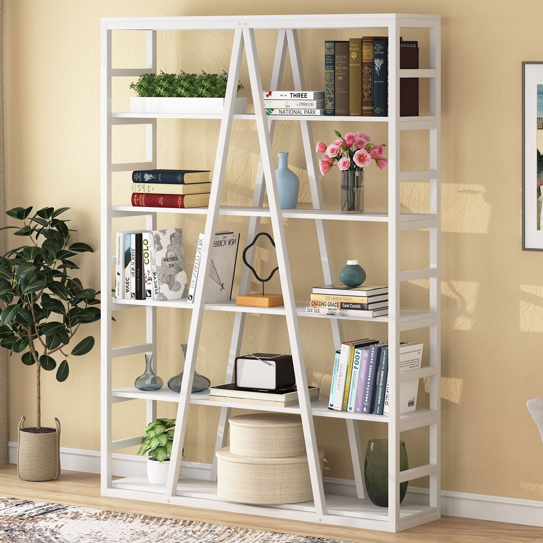 White Open Bookshelf N37393