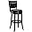 Cappuccino Swivel Stool, Pack of 2, 29-Inch R768