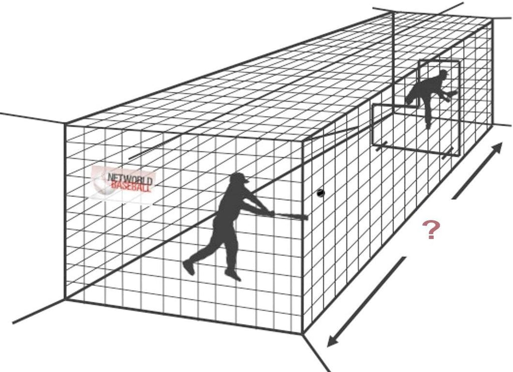 Baseball Batting Cage Nets, Heavy Duty HDPP Netting G432