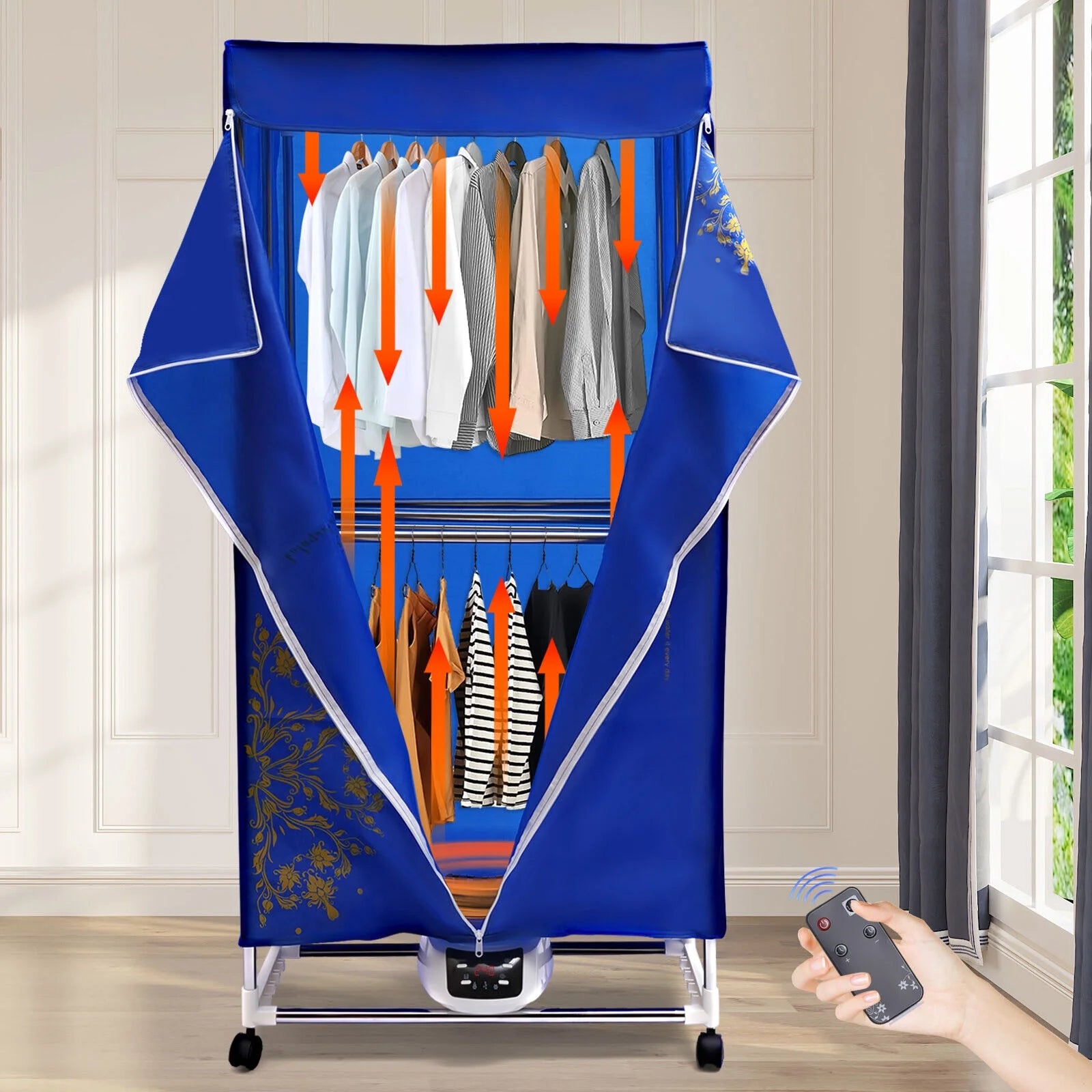 Portable Electric Clothes Dryer with Temperature Controller L766689