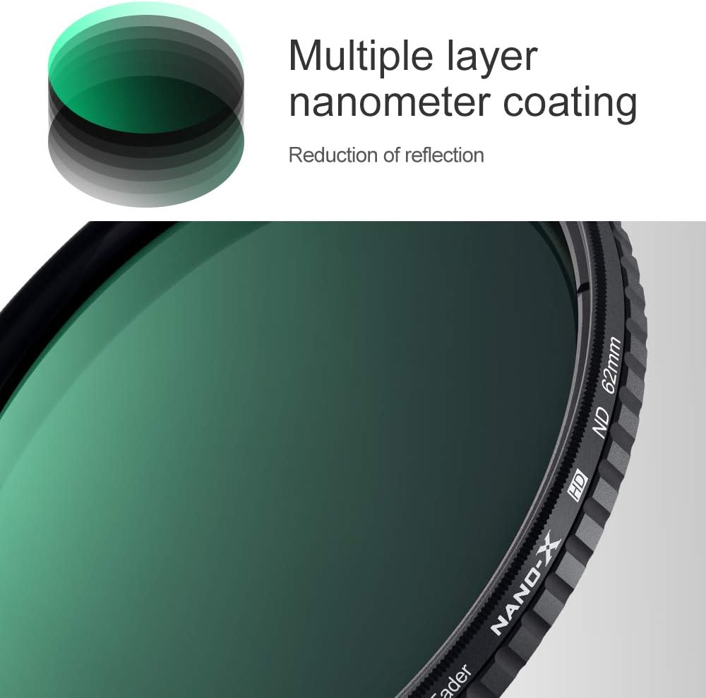 62mm Variable ND Filter ND8-ND128 HD VND Filter S46989