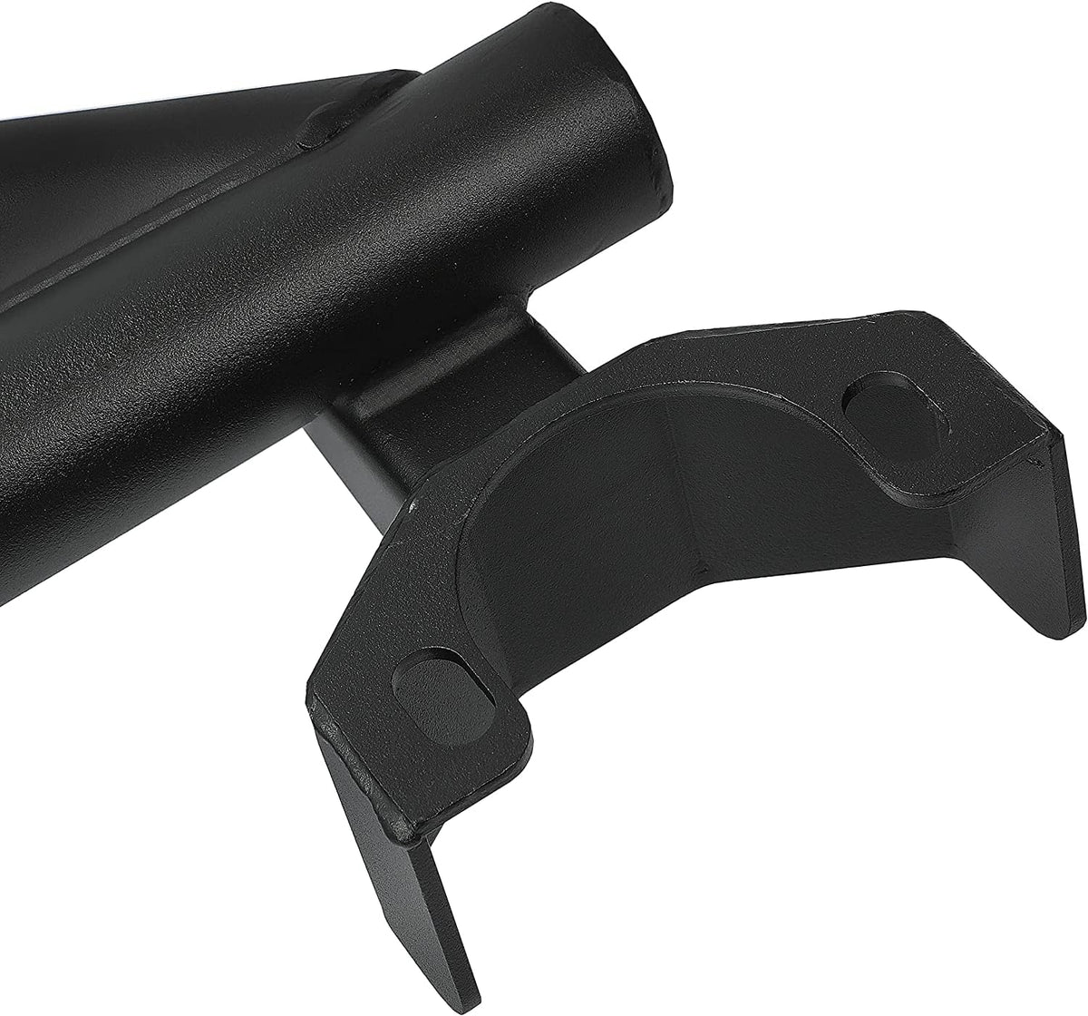 Black Steel Running Board Step Rails A974803