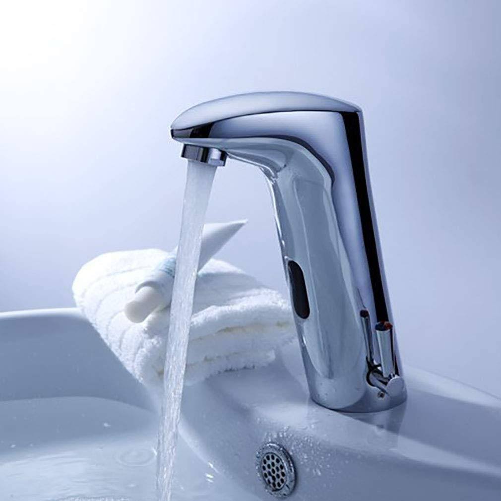 Touch Free Automatic Sensor Sink Faucet with Temperature Control Handle U83944