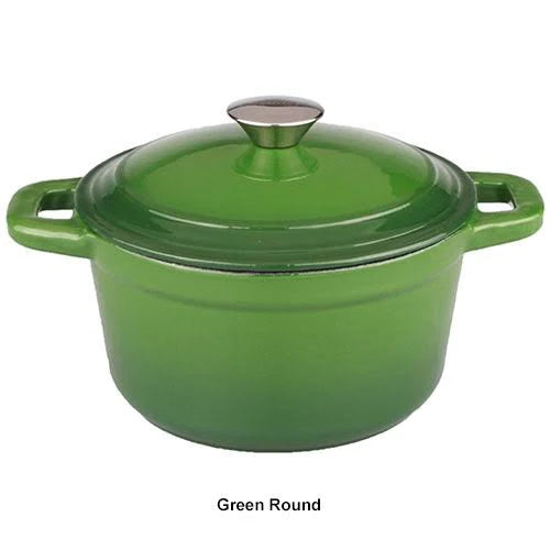 5 qt Blue Cast Iron Oval Covered Casserole X174992