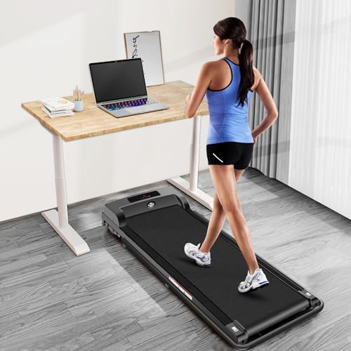 2 in 1 Foldable Treadmill with Handle Bar and Remote Control X5893