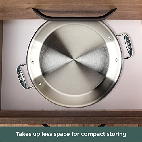 5-Ply Brushed Stainless Steel Universal Pan 4.5 Quart Cookware N261095